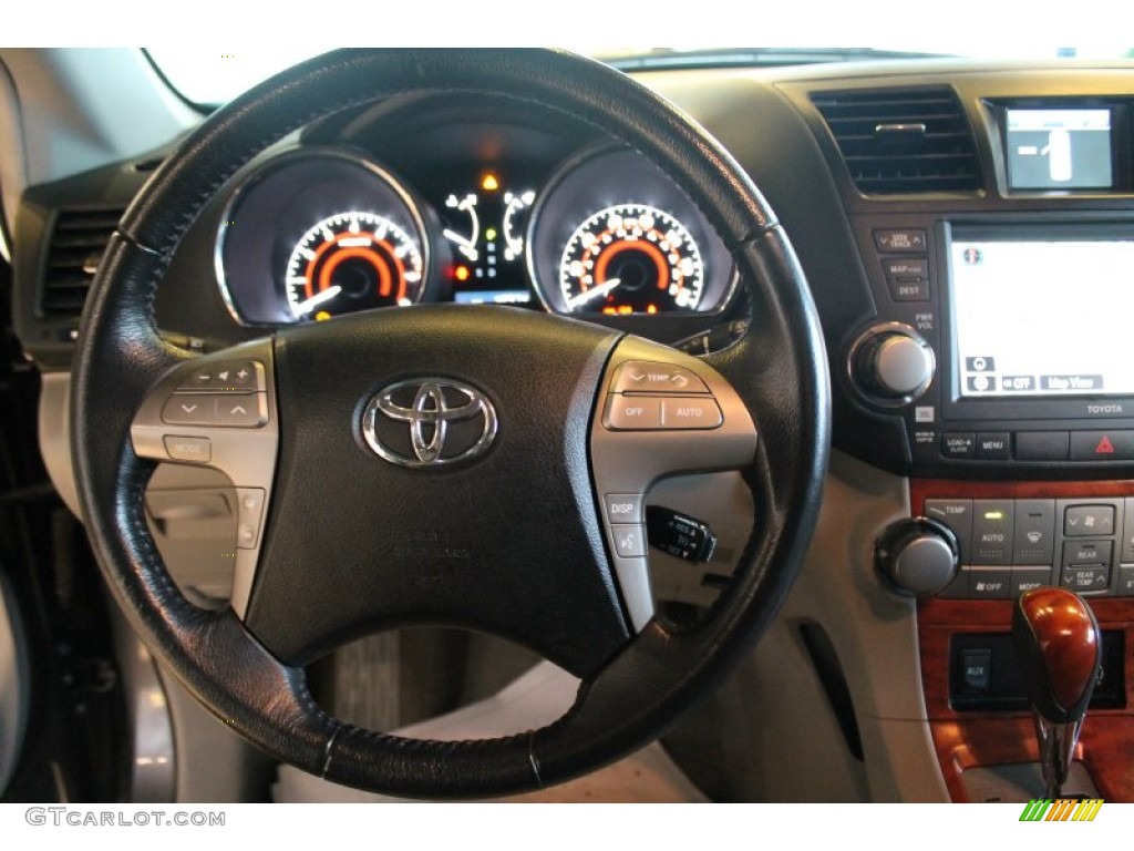 2010 Highlander Limited 4WD - Magnetic Gray Metallic / Ash photo #21