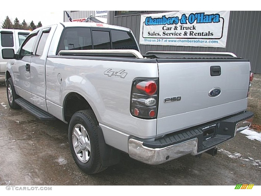 2004 F150 XLT SuperCab 4x4 - Silver Metallic / Medium/Dark Flint photo #7