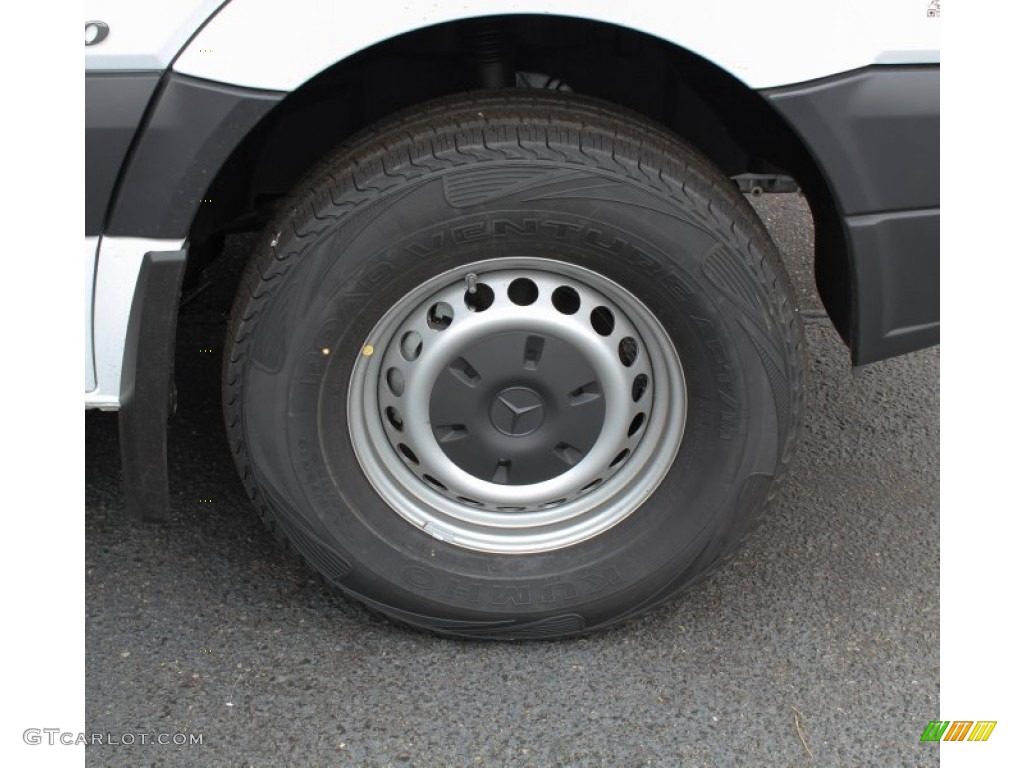 2013 Sprinter 2500 High Roof Cargo Van - Arctic White / Lima Black Fabric photo #7