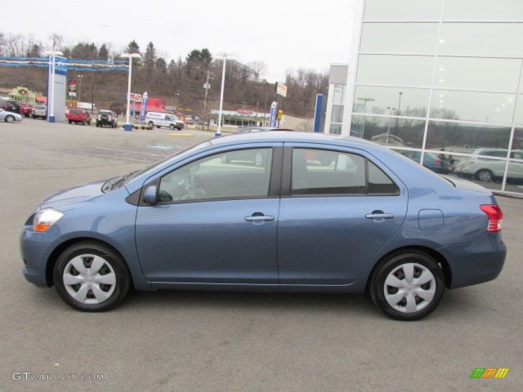 Pacific Blue Metallic 2008 Toyota Yaris Sedan Exterior Photo #76203498