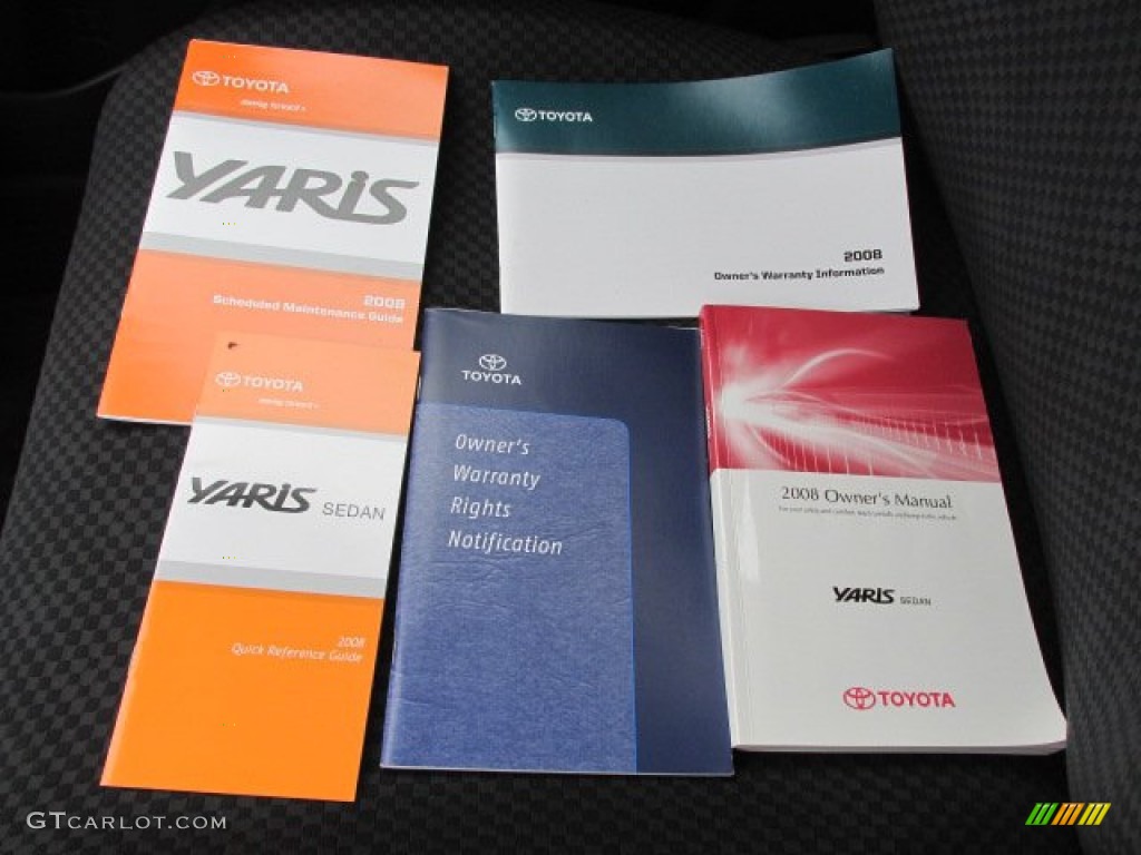 2008 Toyota Yaris Sedan Books/Manuals Photos