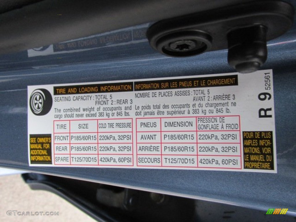 2008 Toyota Yaris Sedan Info Tag Photos