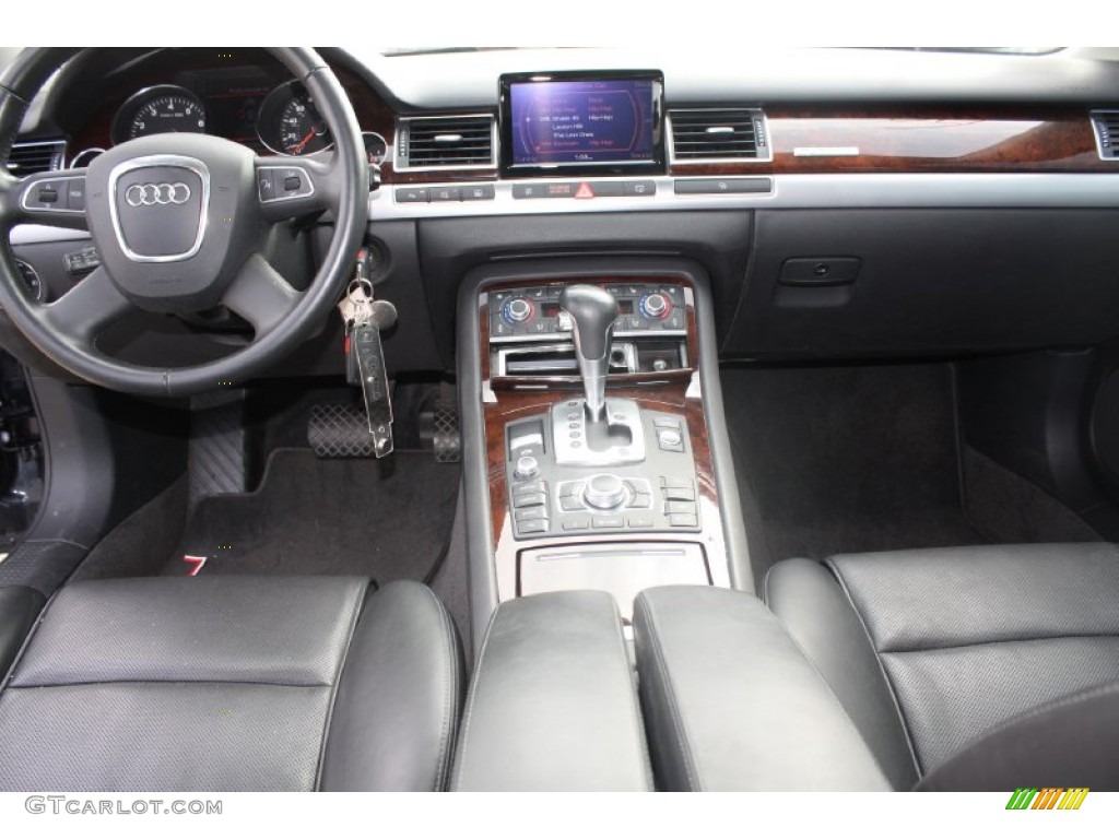 2009 A8 4.2 quattro - Oyster Grey Metallic / Black Valcona Leather photo #33