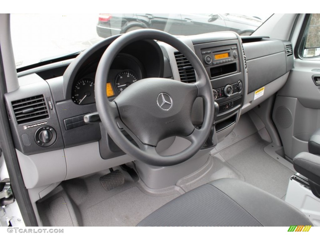 Lima Black Fabric Interior 2013 Mercedes-Benz Sprinter 2500 High Roof Cargo Van Photo #76203713