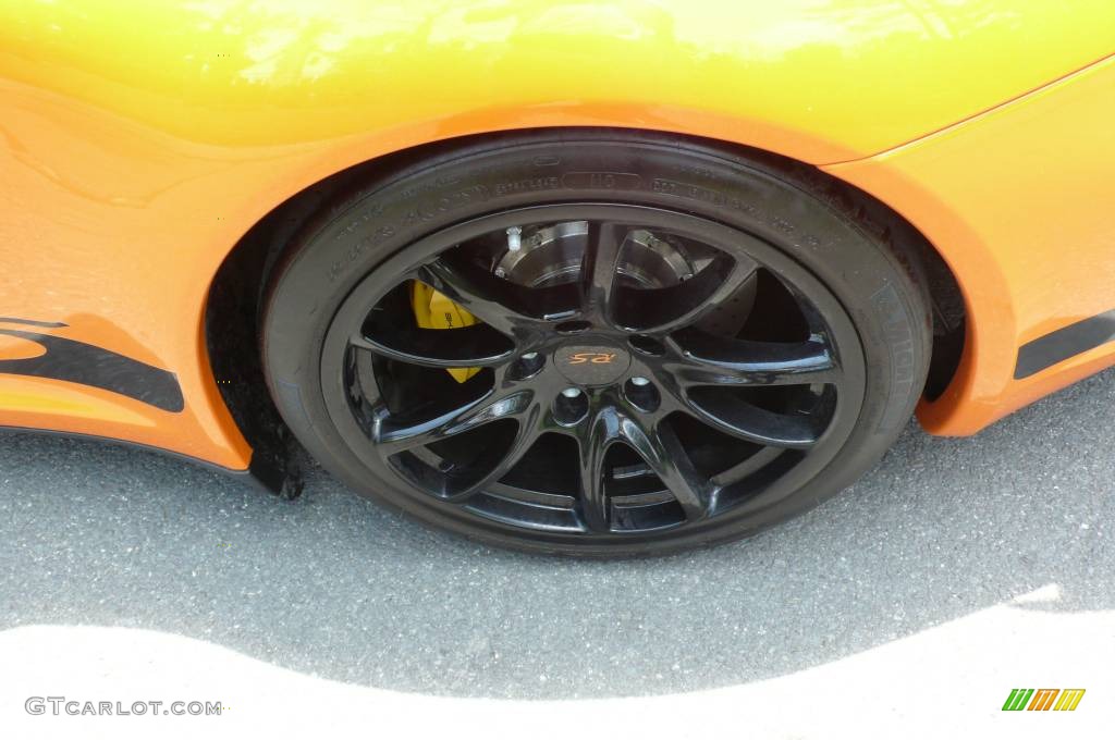 2007 911 GT3 RS - Orange/Black / Black photo #11