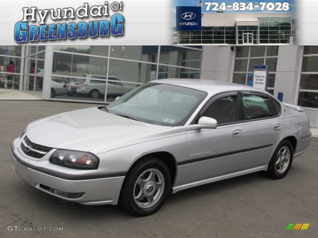 2002 Impala LS - Galaxy Silver Metallic / Medium Gray photo #1