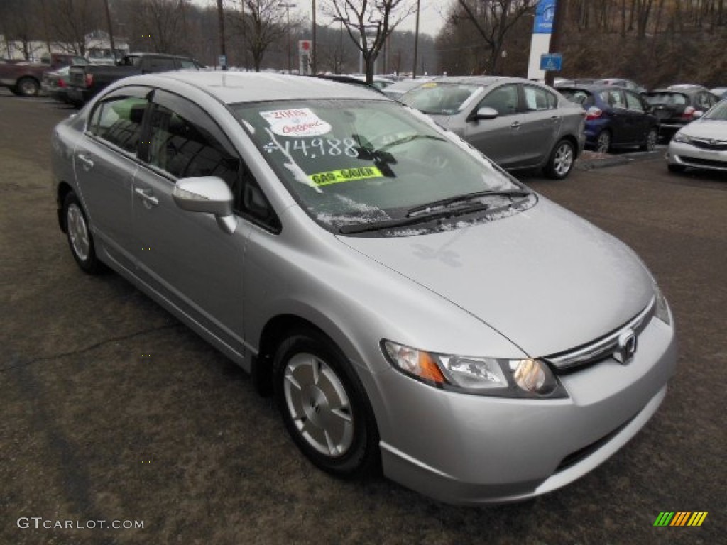 Alabaster Silver Metallic 2008 Honda Civic Hybrid Sedan Exterior Photo #76204616