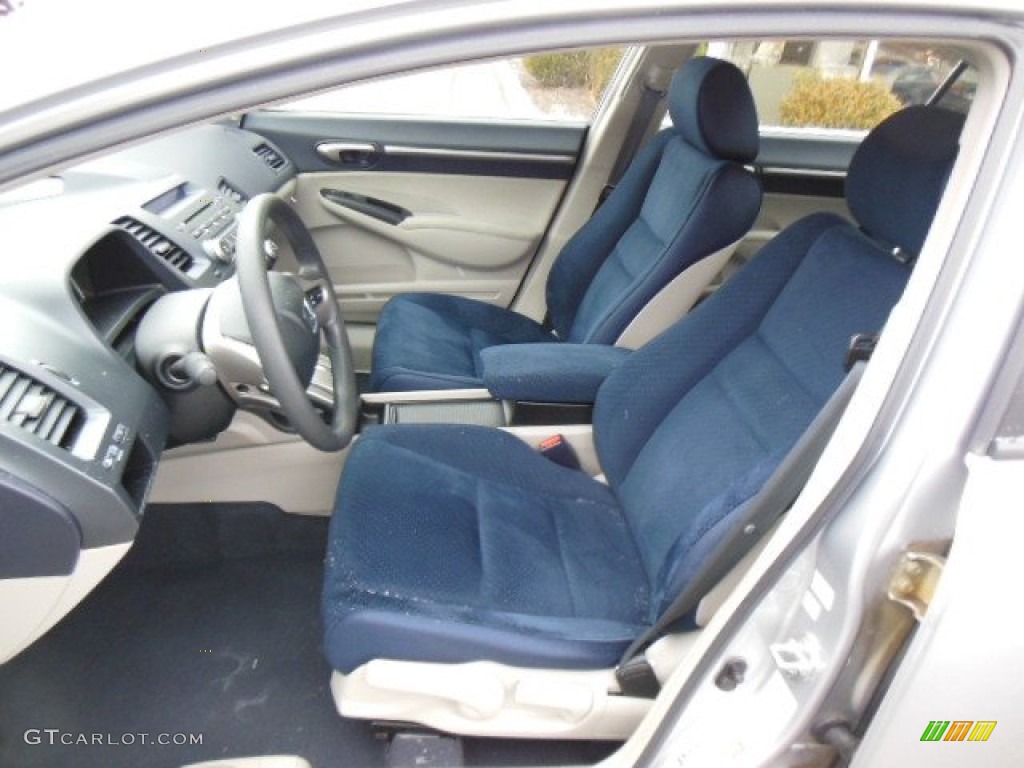 Blue Interior 2008 Honda Civic Hybrid Sedan Photo #76204686