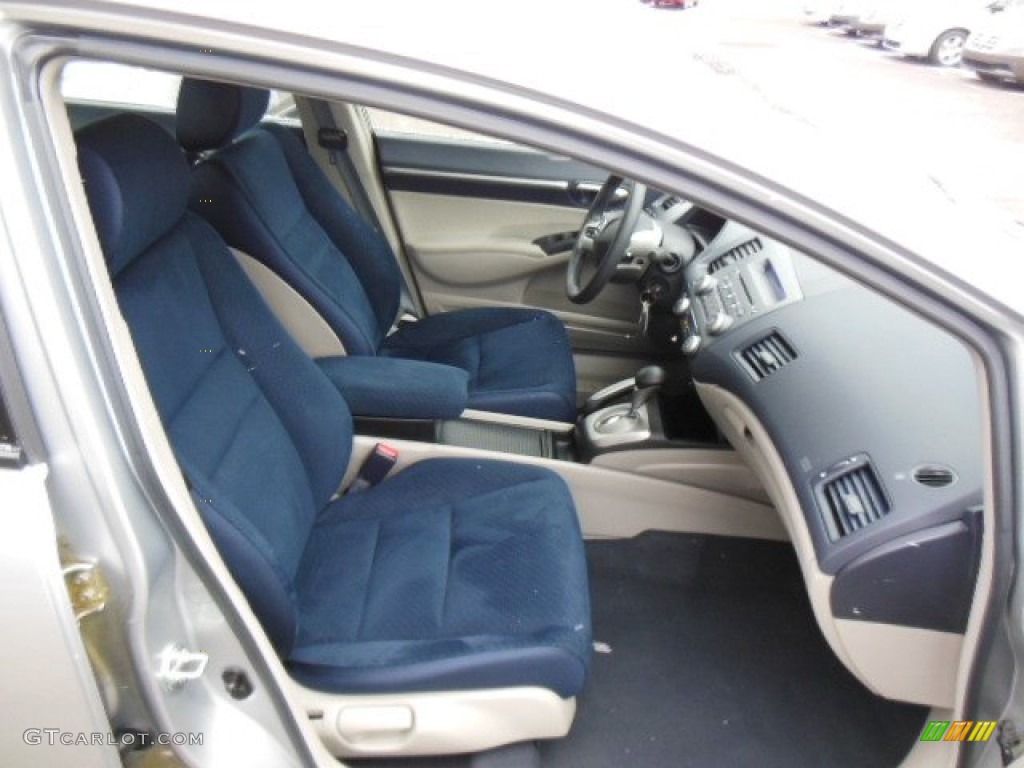 Blue Interior 2008 Honda Civic Hybrid Sedan Photo #76204730