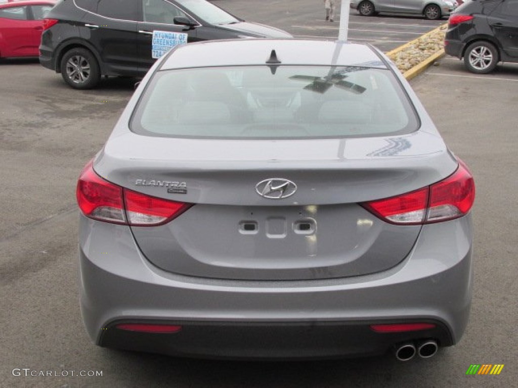 2013 Elantra Coupe GS - Titanium Gray Metallic / Gray photo #4