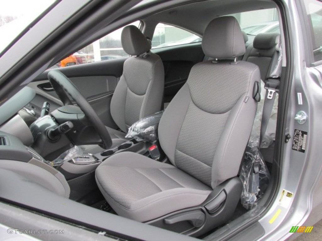 2013 Elantra Coupe GS - Titanium Gray Metallic / Gray photo #7