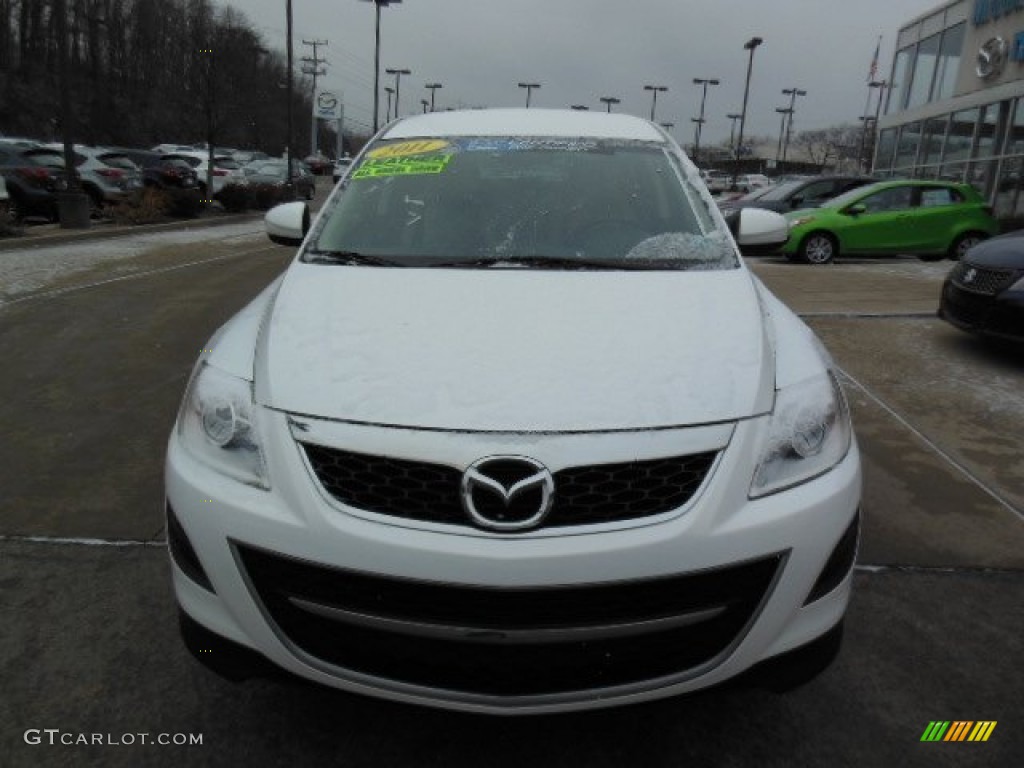 2011 CX-9 Touring AWD - Crystal White Pearl Mica / Sand photo #3