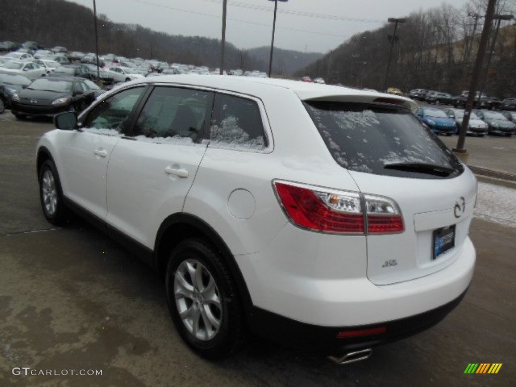 2011 CX-9 Touring AWD - Crystal White Pearl Mica / Sand photo #6