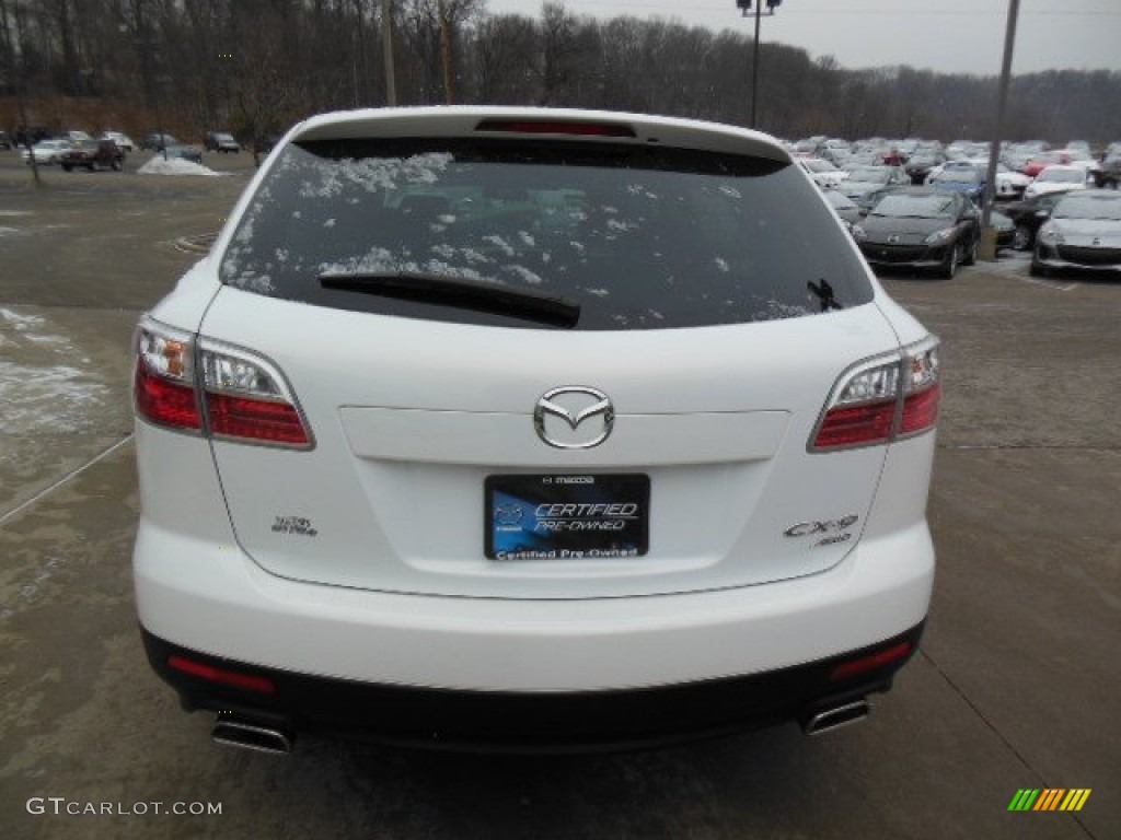 2011 CX-9 Touring AWD - Crystal White Pearl Mica / Sand photo #7