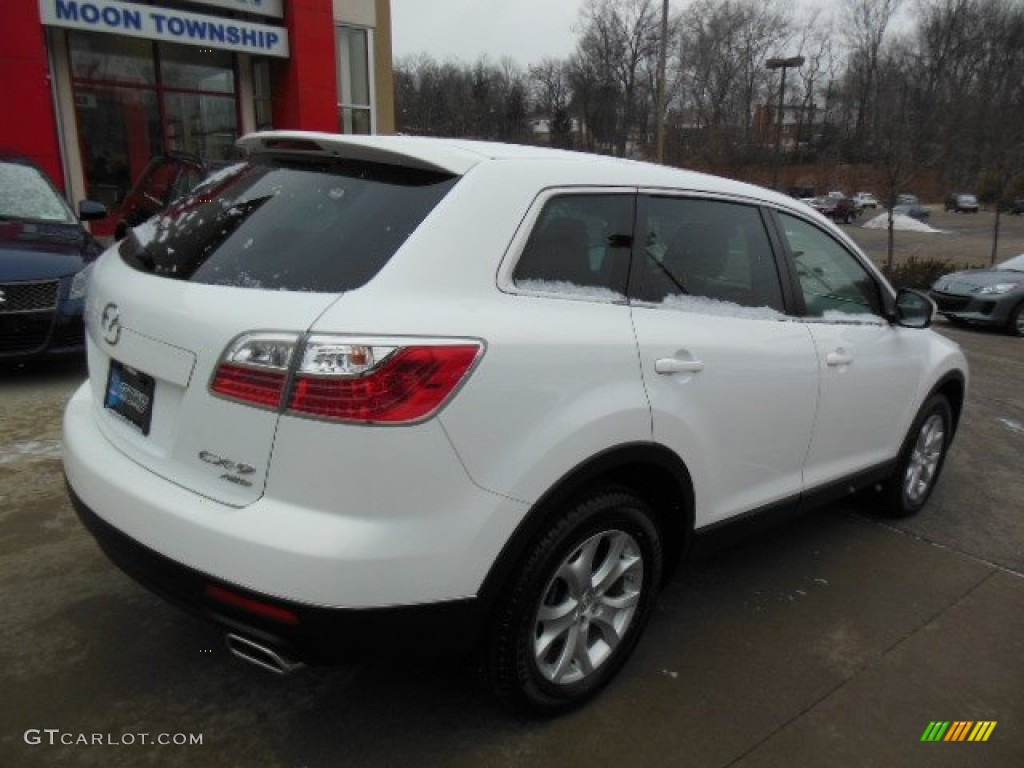 2011 CX-9 Touring AWD - Crystal White Pearl Mica / Sand photo #8
