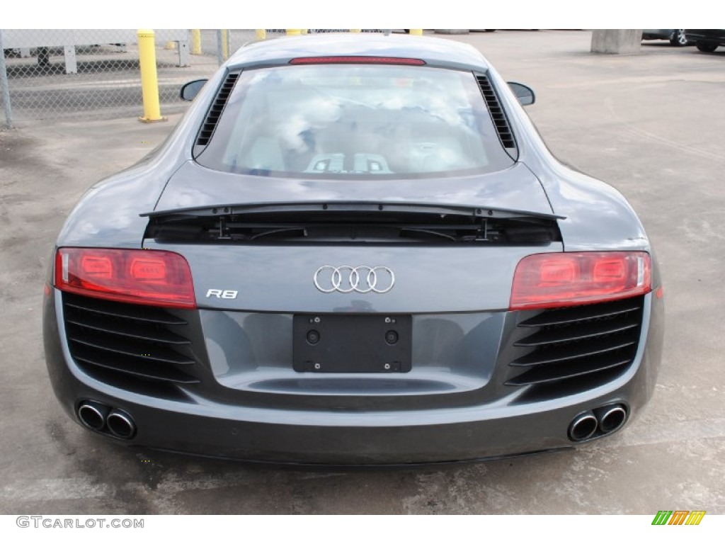 2009 R8 4.2 FSI quattro - Daytona Grey Pearl Effect / Fine Nappa Black Leather photo #8
