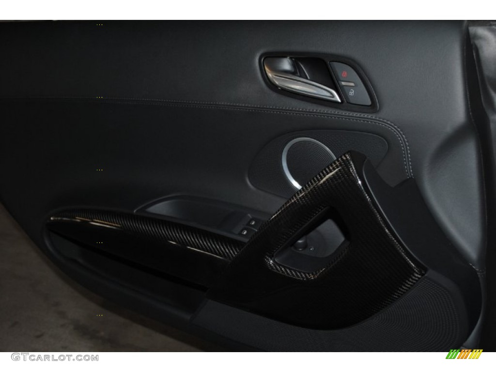 2009 R8 4.2 FSI quattro - Daytona Grey Pearl Effect / Fine Nappa Black Leather photo #13