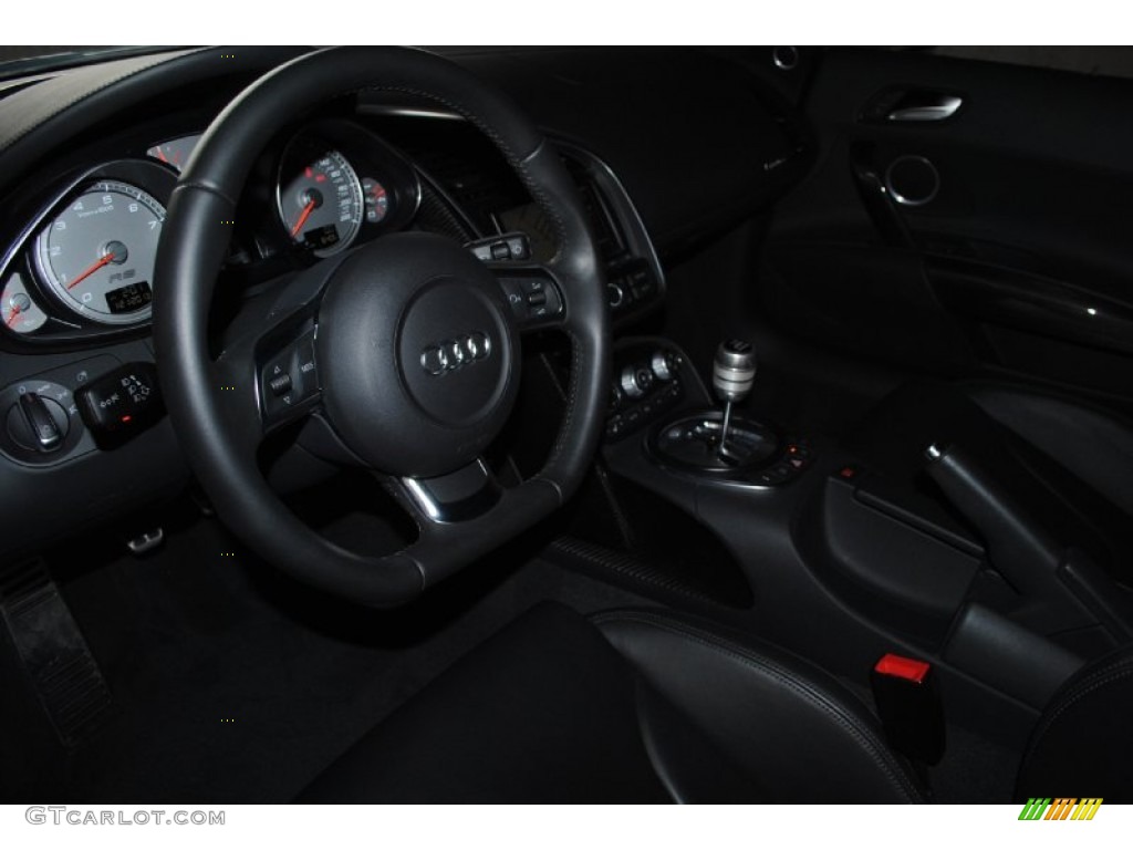 2009 R8 4.2 FSI quattro - Daytona Grey Pearl Effect / Fine Nappa Black Leather photo #15