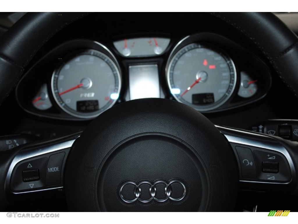 2009 R8 4.2 FSI quattro - Daytona Grey Pearl Effect / Fine Nappa Black Leather photo #37