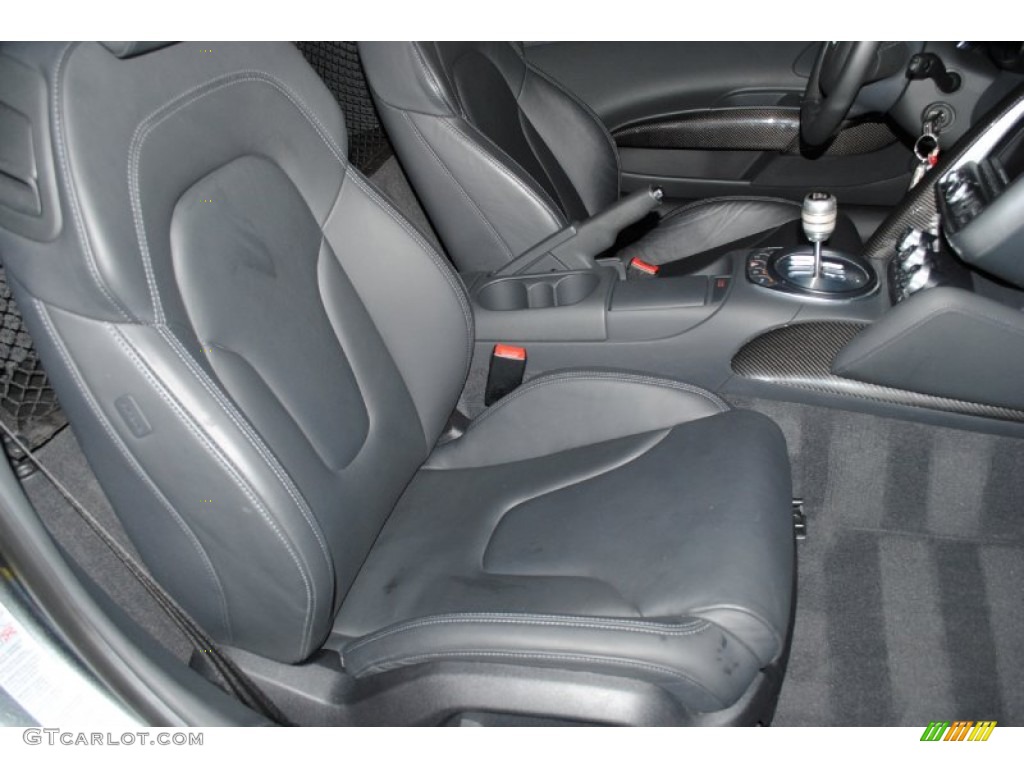 2009 R8 4.2 FSI quattro - Daytona Grey Pearl Effect / Fine Nappa Black Leather photo #43