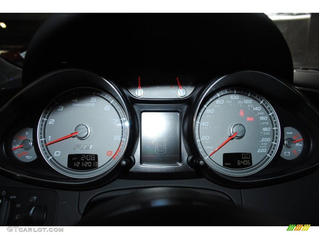 2009 R8 4.2 FSI quattro - Daytona Grey Pearl Effect / Fine Nappa Black Leather photo #47