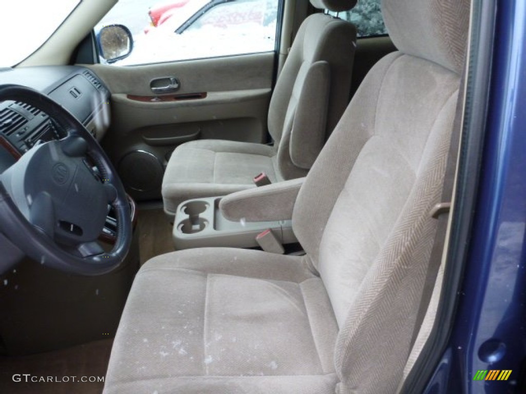 2002 Sedona EX - Blue Sapphire / Beige photo #7