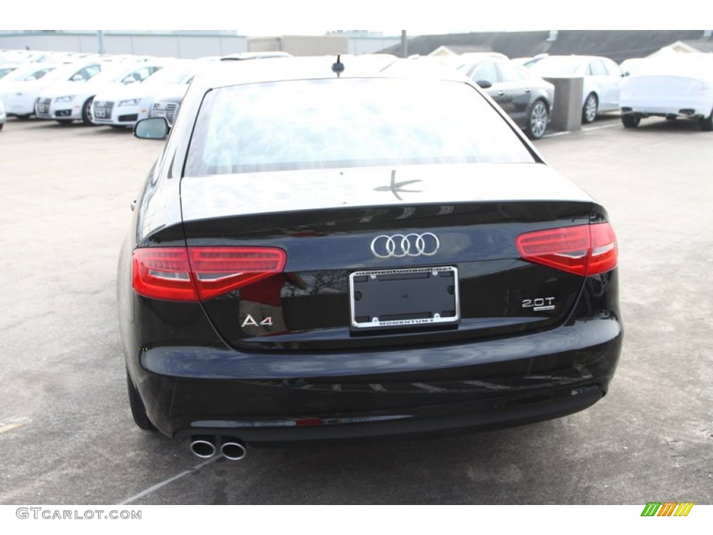 2013 A4 2.0T quattro Sedan - Brilliant Black / Velvet Beige/Black photo #8