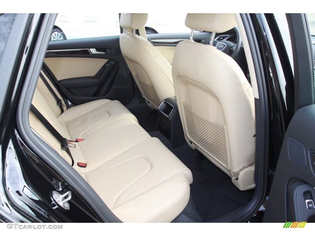 Velvet Beige/Black Interior 2013 Audi A4 2.0T quattro Sedan Photo #76209710