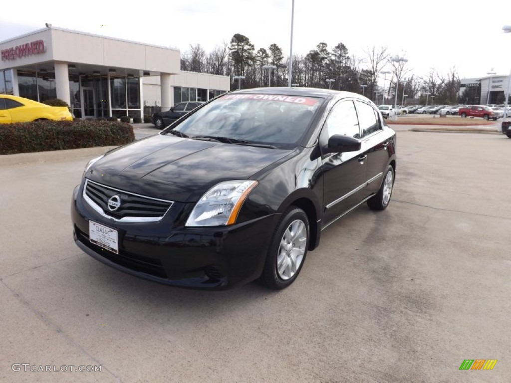 2011 Sentra 2.0 S - Espresso Black / Beige photo #1