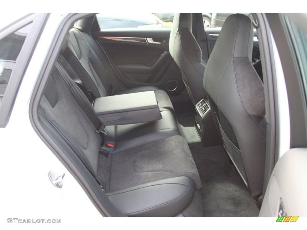 Black Interior 2013 Audi S4 3.0T quattro Sedan Photo #76210119