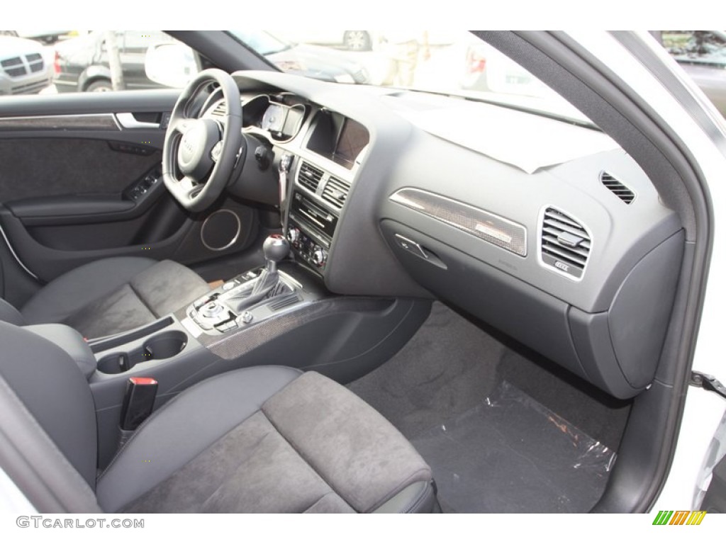 2013 Audi S4 3.0T quattro Sedan Black Dashboard Photo #76210136