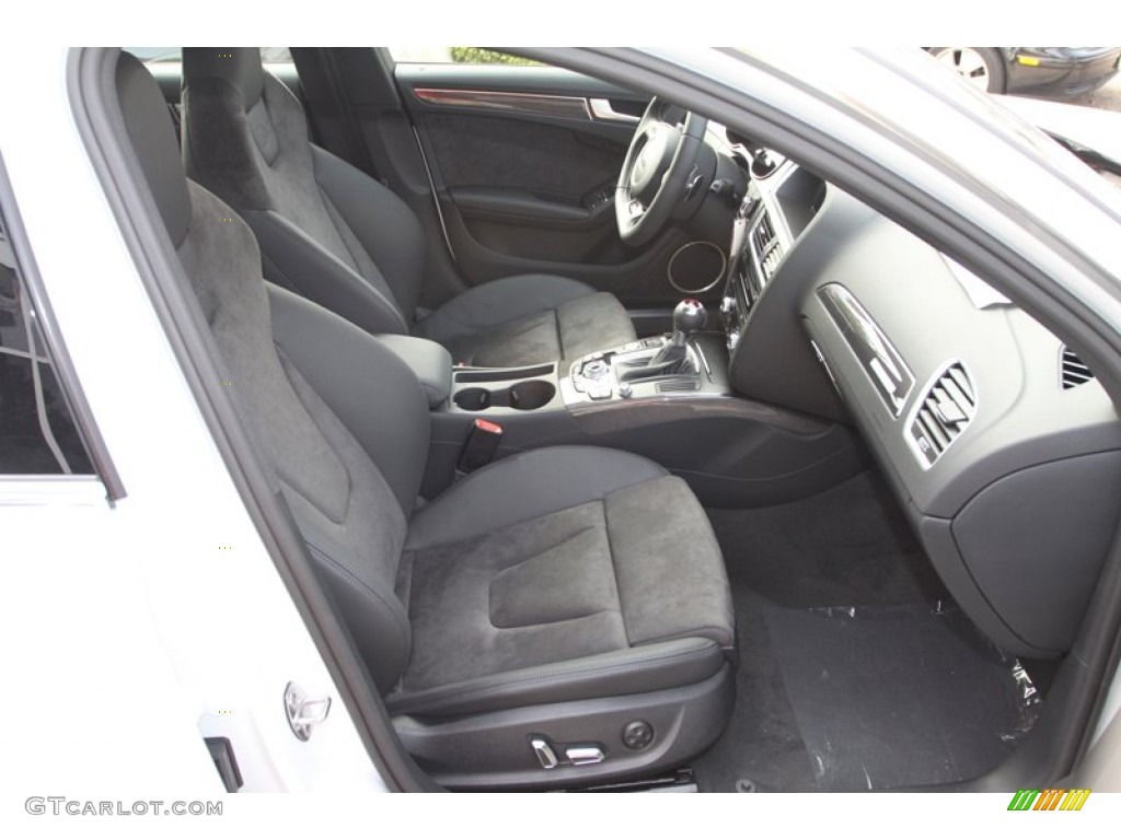 Black Interior 2013 Audi S4 3.0T quattro Sedan Photo #76210146