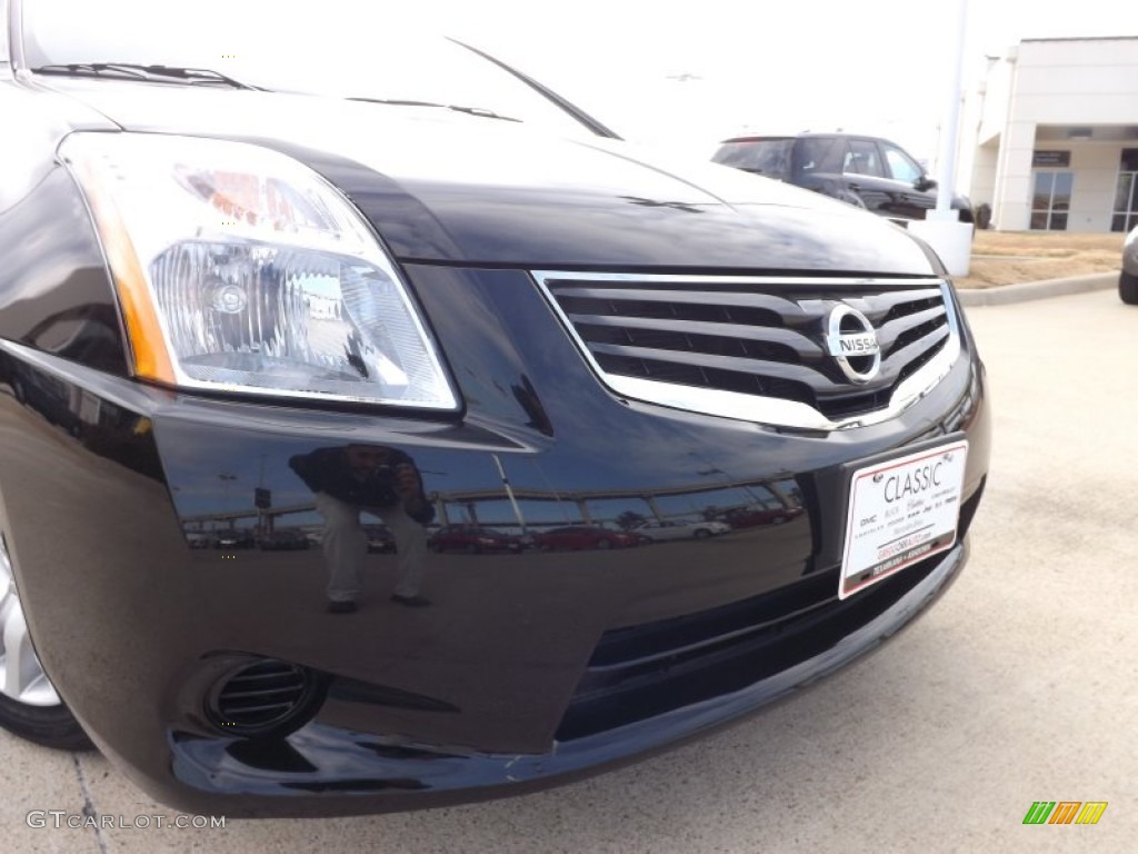 2011 Sentra 2.0 S - Espresso Black / Beige photo #14