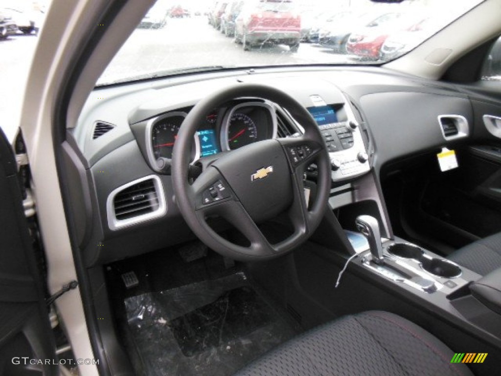 Jet Black Interior 2013 Chevrolet Equinox LS Photo #76210445