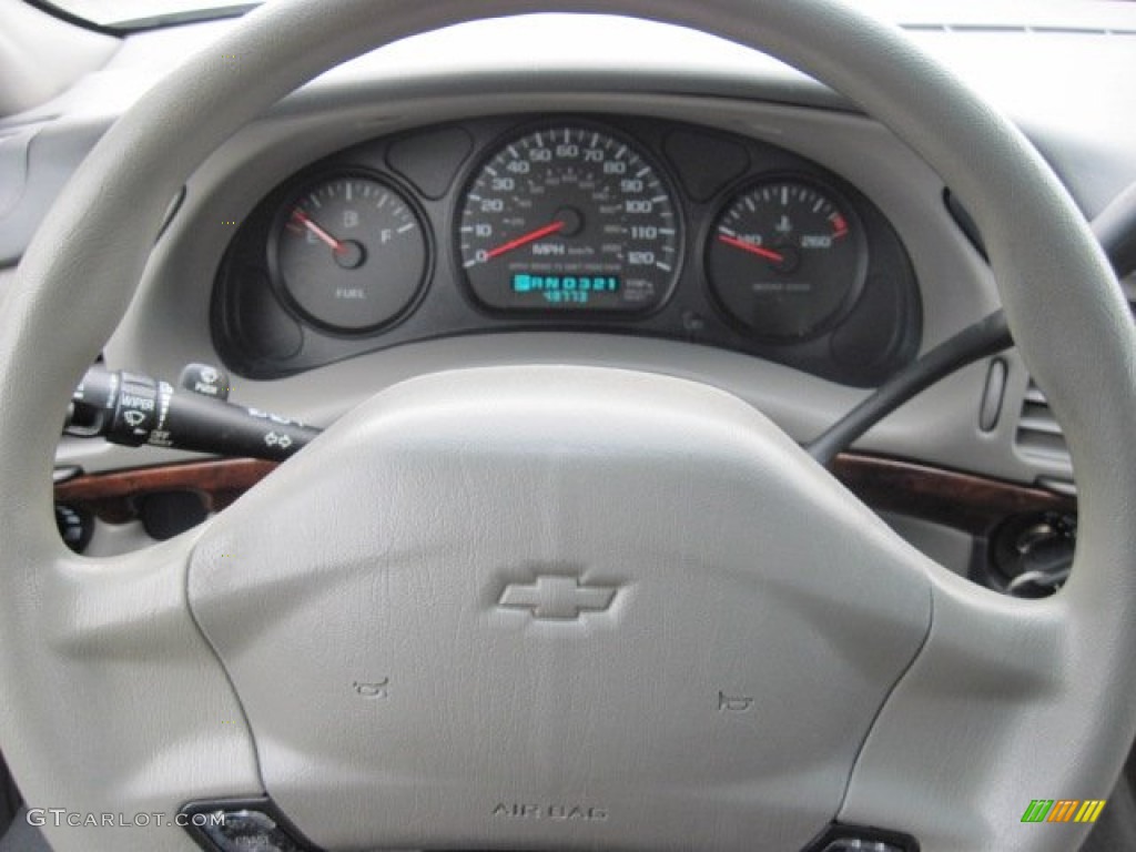 2003 Chevrolet Impala Standard Impala Model Medium Gray Steering Wheel Photo #76211828