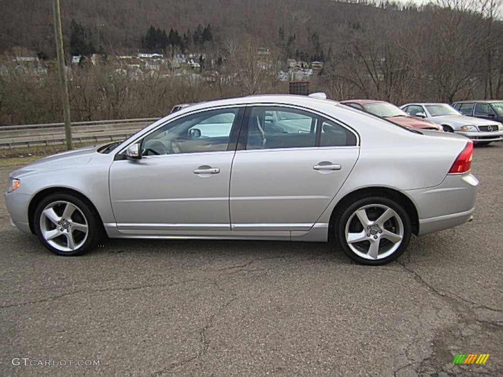 2010 S80 T6 AWD - Electric Silver Metallic / Anthracite photo #3