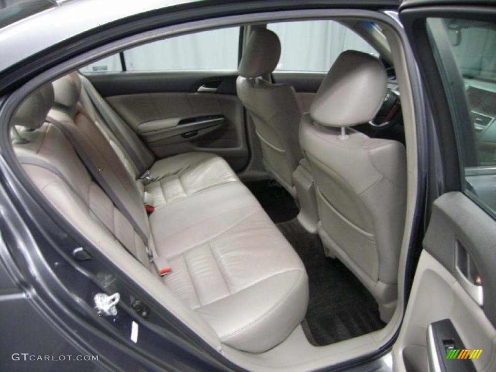 2008 Accord EX-L V6 Sedan - Polished Metal Metallic / Gray photo #12