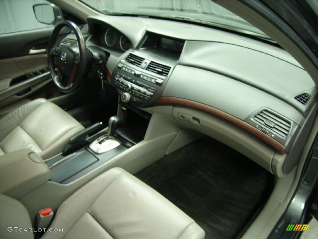 2008 Accord EX-L V6 Sedan - Polished Metal Metallic / Gray photo #14