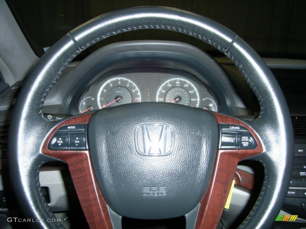 2008 Accord EX-L V6 Sedan - Polished Metal Metallic / Gray photo #27