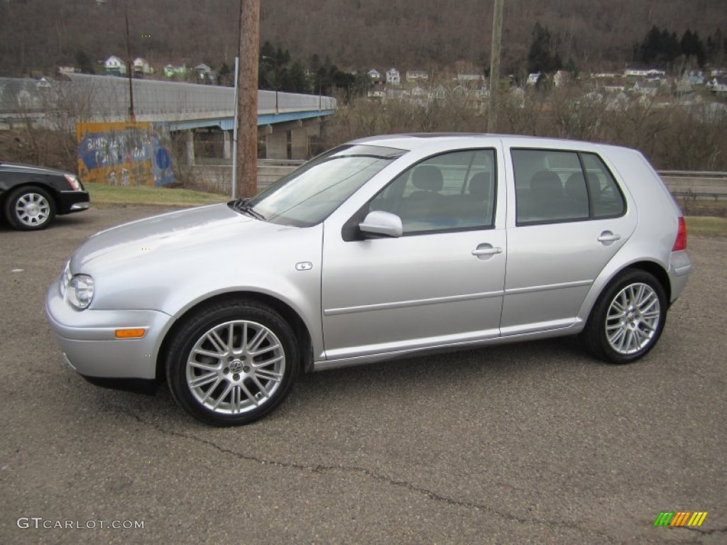 Reflex Silver Metallic 2002 Volkswagen Golf GLS Sedan Exterior Photo #76213009