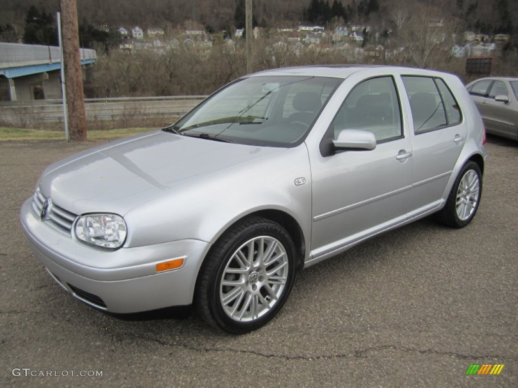 Reflex Silver Metallic 2002 Volkswagen Golf GLS Sedan Exterior Photo #76213256