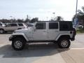 2010 Bright Silver Metallic Jeep Wrangler Unlimited Sahara 4x4  photo #5