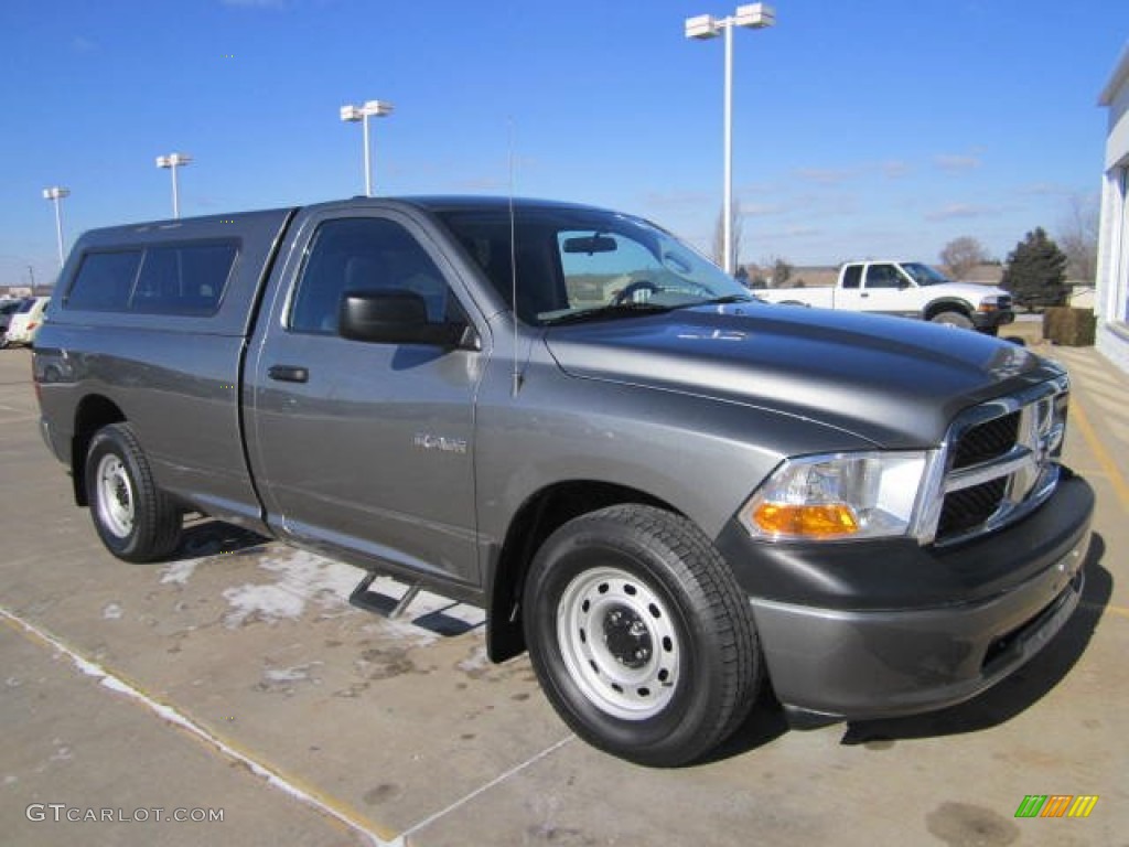 2010 Ram 1500 ST Regular Cab - Mineral Gray Metallic / Dark Slate/Medium Graystone photo #25