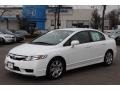 Taffeta White 2010 Honda Civic LX Sedan Exterior