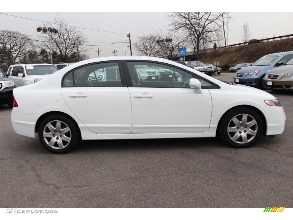 Taffeta White 2010 Honda Civic LX Sedan Exterior Photo #76214888