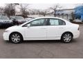 Taffeta White - Civic LX Sedan Photo No. 8