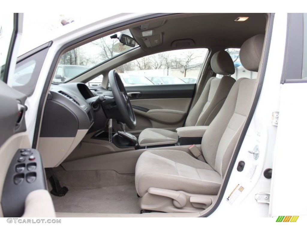 Beige Interior 2010 Honda Civic LX Sedan Photo #76215003
