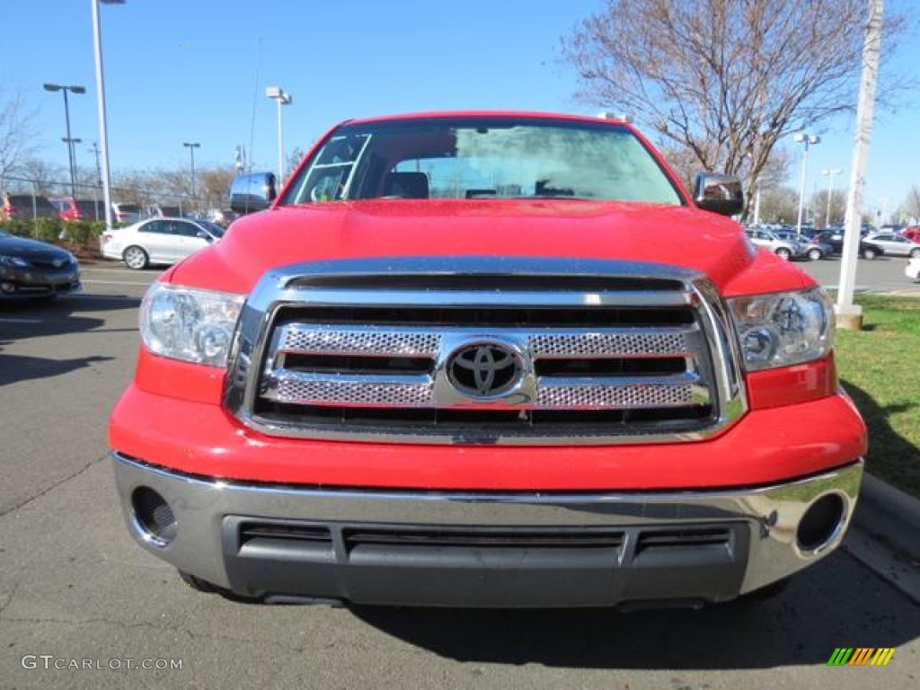 2010 Tundra Double Cab - Radiant Red / Black photo #2