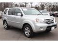 2010 Alabaster Silver Metallic Honda Pilot EX 4WD  photo #3