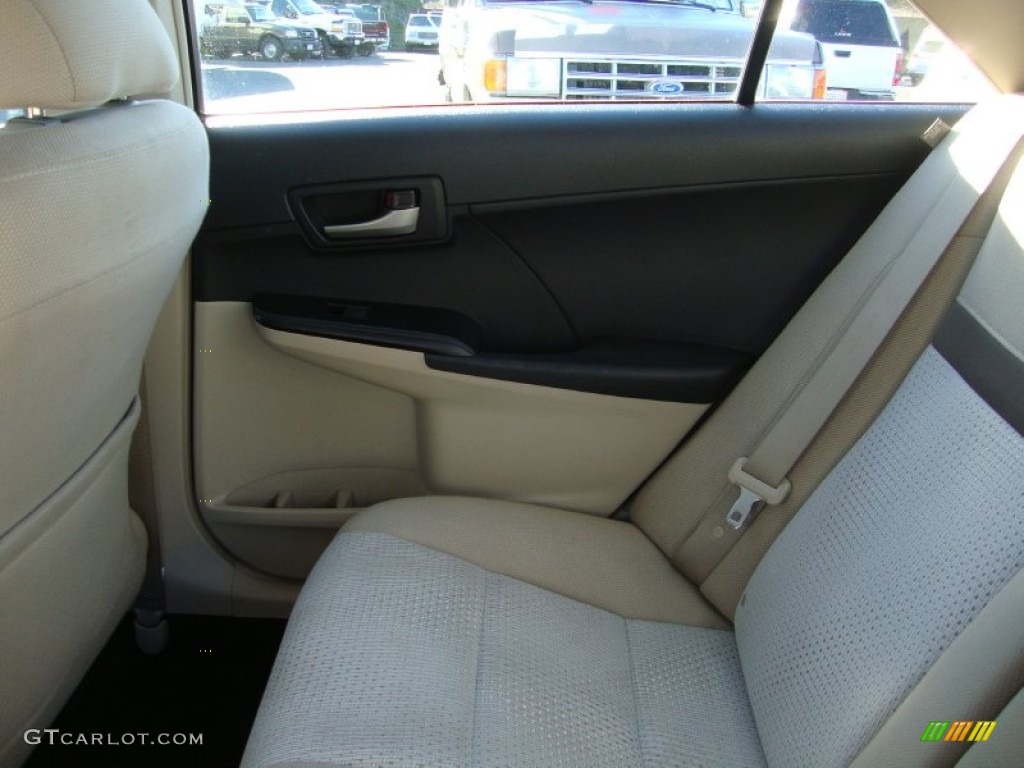 2012 Camry LE - Clearwater Blue Metallic / Ivory photo #21